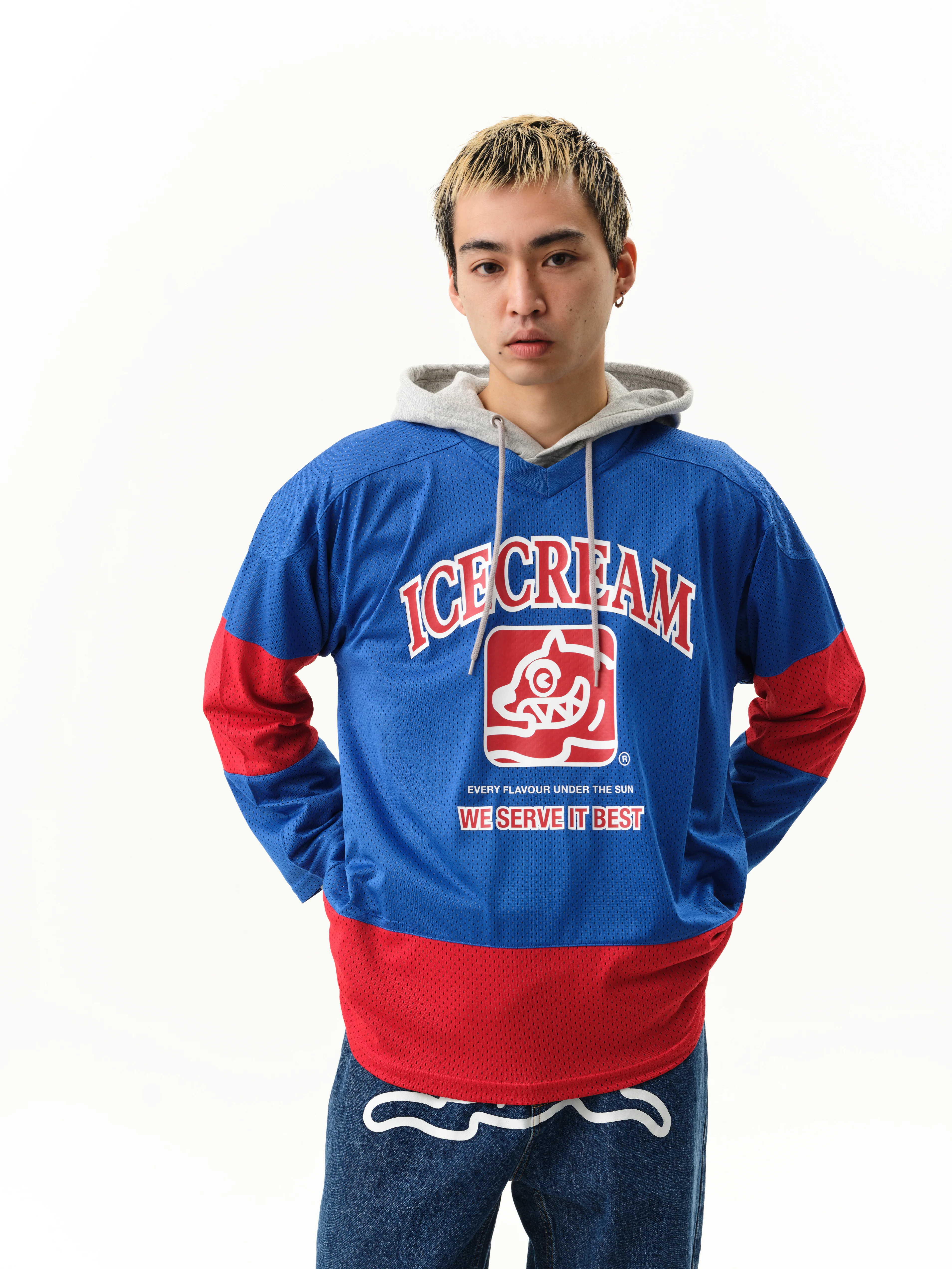 TEAM HOCKEY SHIRT - BLUE/RED - Image 3