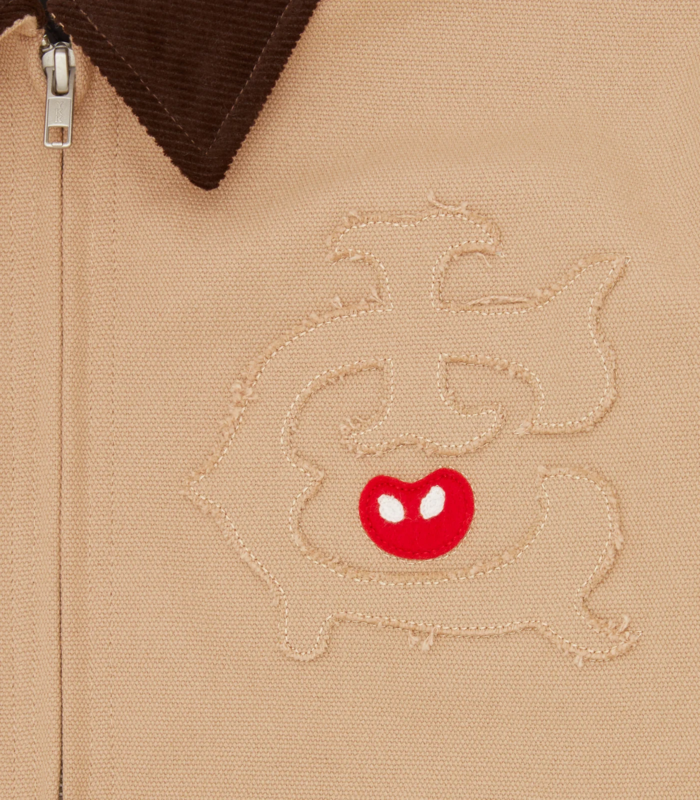 TEAM IC CROPPED WORK JACKET - BEIGE - Image 6