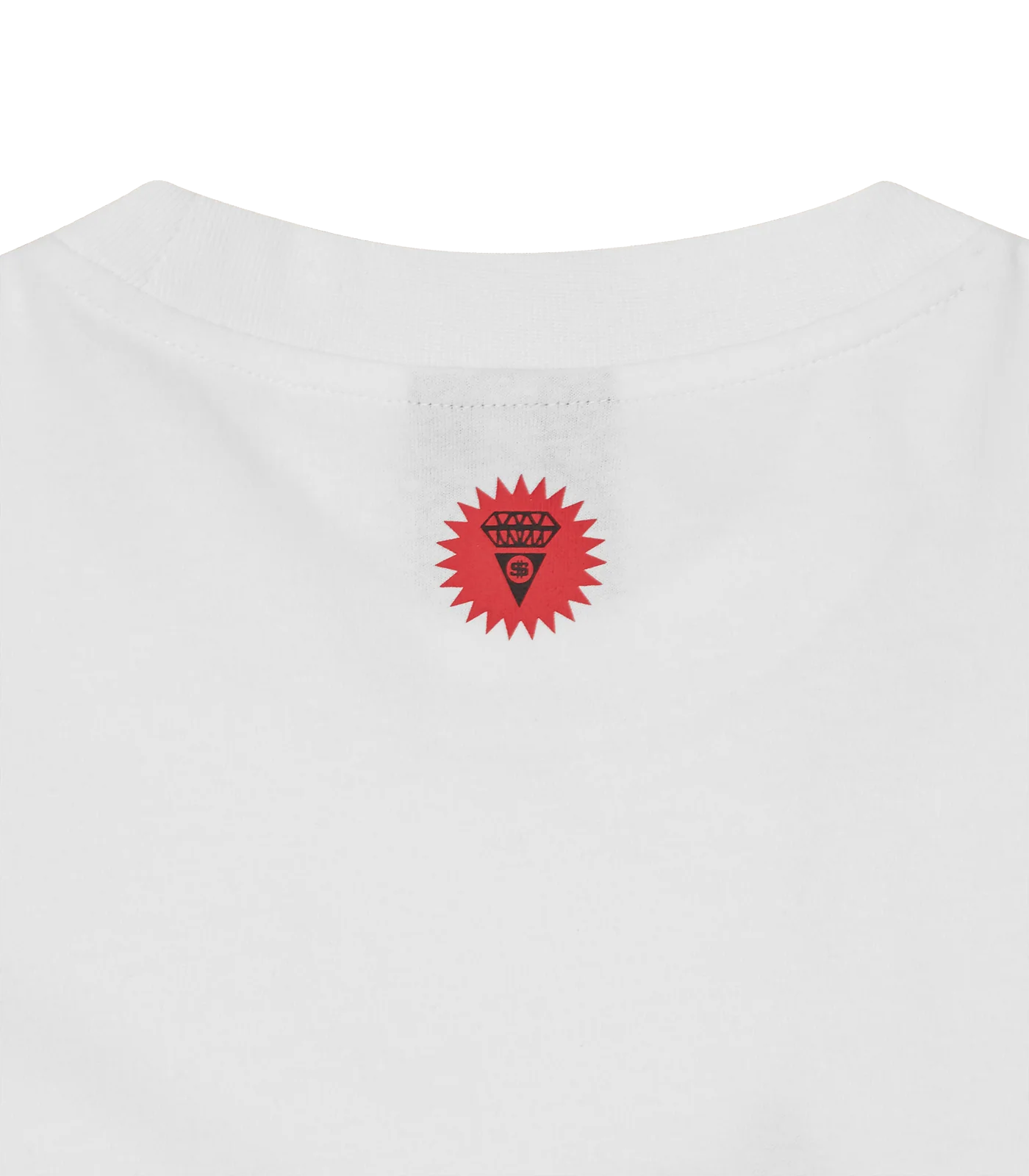 TIGER STRIPE RUNNING DOG T-SHIRT - WHITE - Image 5