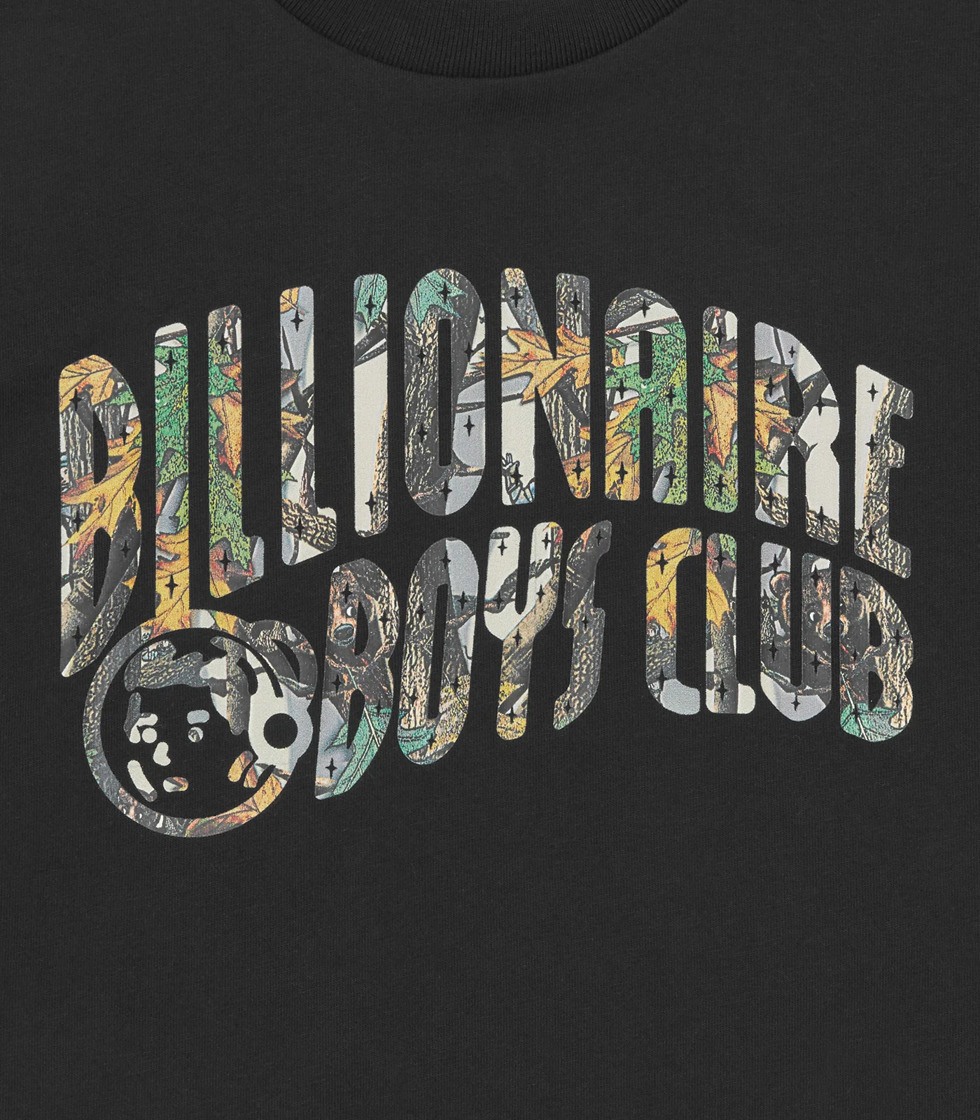 KIDS TREE CAMO ARCH LOGO T-SHIRT - BLACK - Image 3