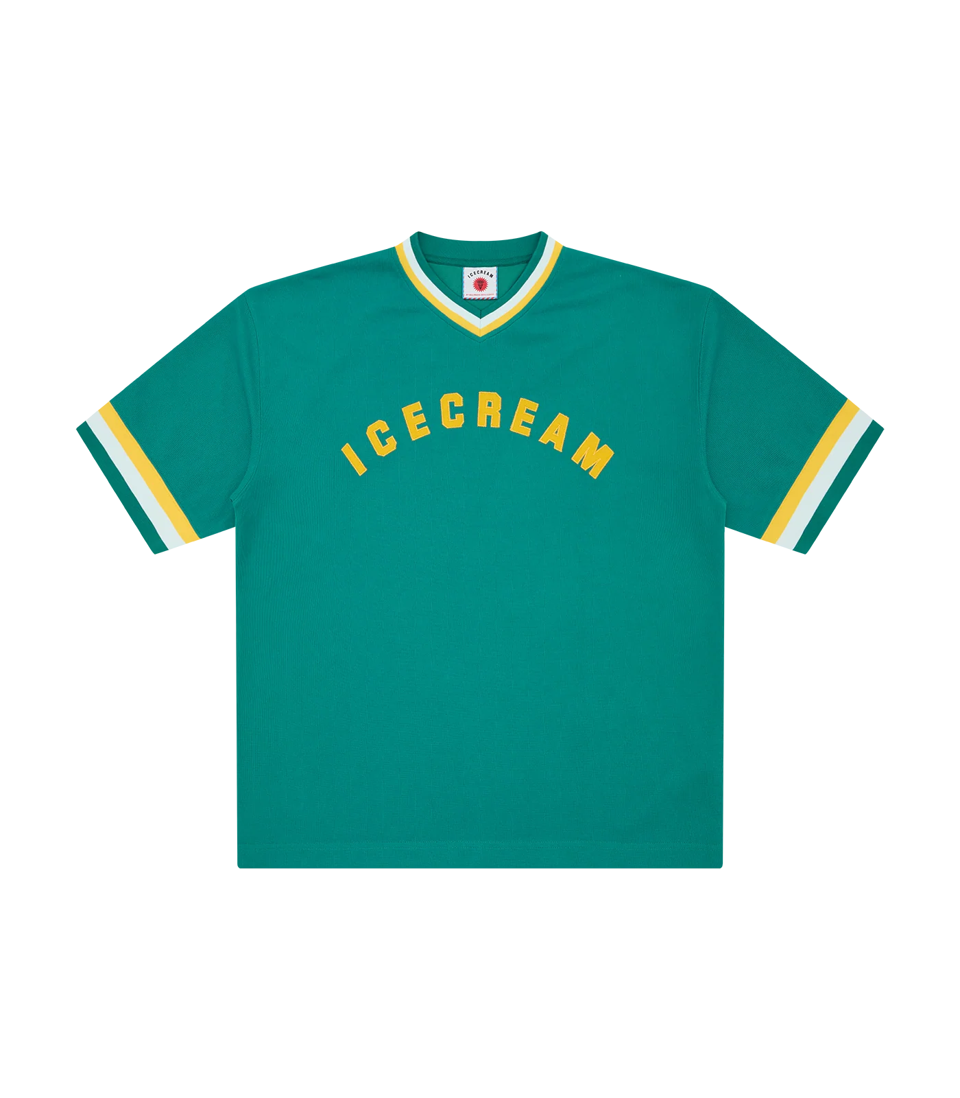 V-NECK SPORTS JERSEY - GREEN