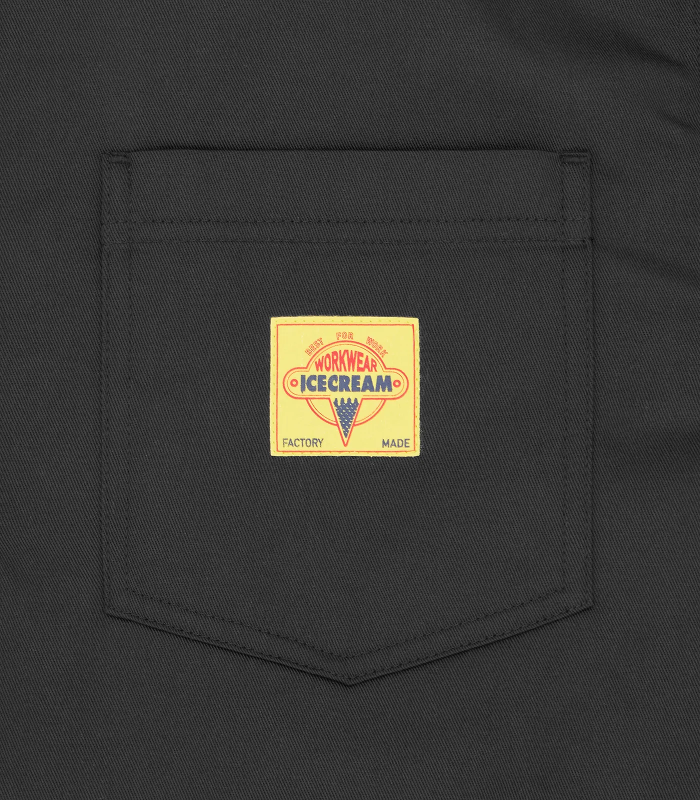 WAITRESS QUARTER ZIP WORK SHIRT - BLACK - Image 6