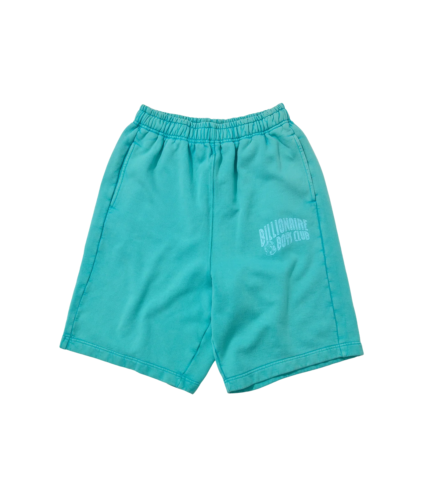 WASHED ARCH LOGO SHORTS - TEAL