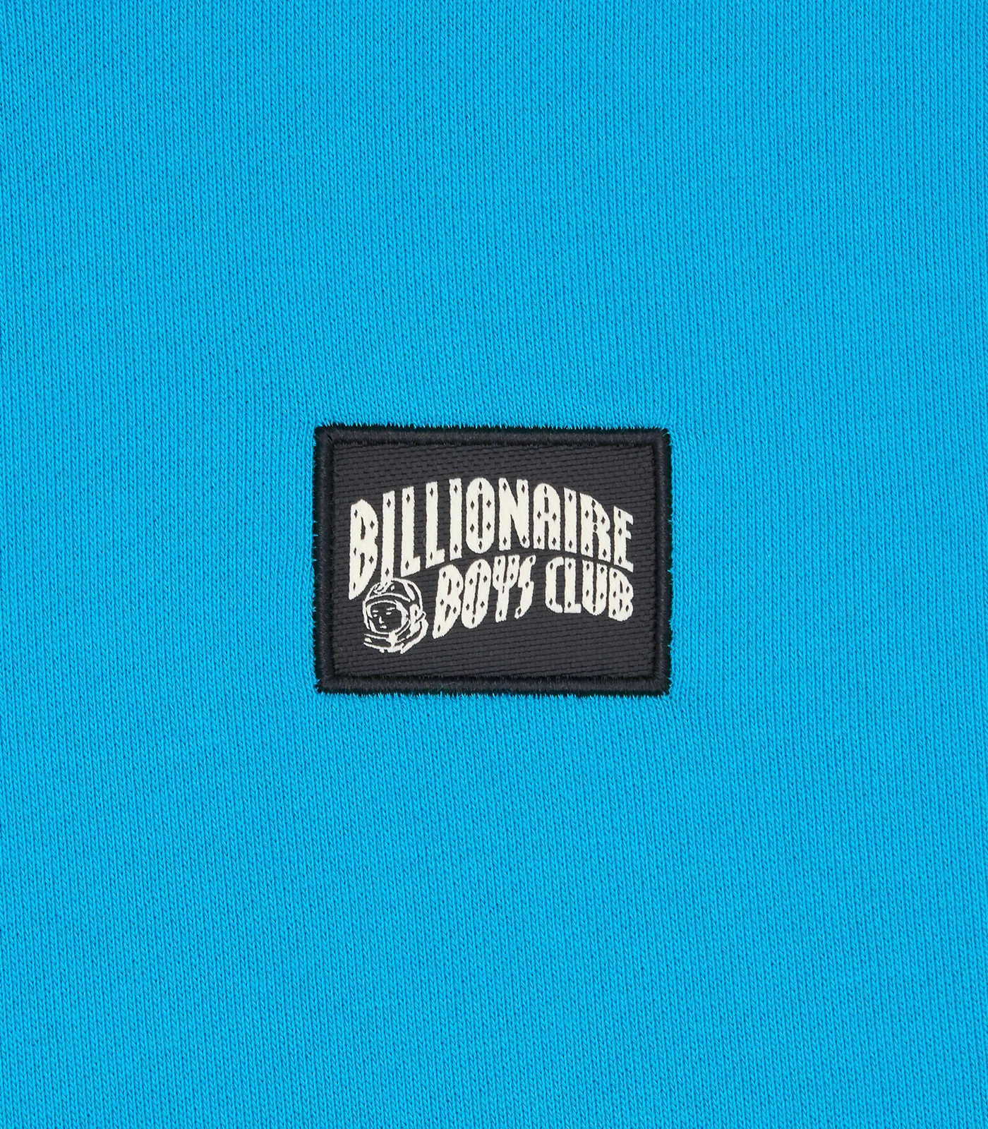 WOVEN PATCH ARCH LOGO QUARTER ZIP CREWNECK - AQUA BLUE - Image 4