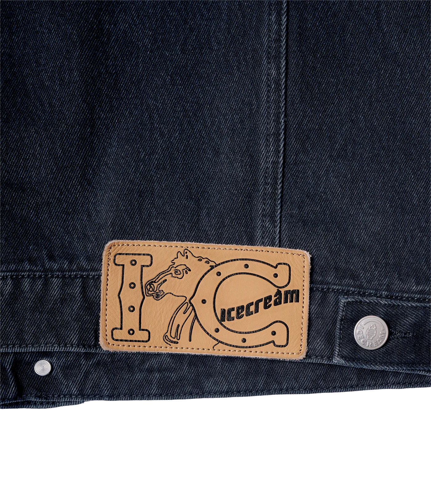 YEAR OF THE HORSE DENIM JACKET - DARK BLUE - Image 4