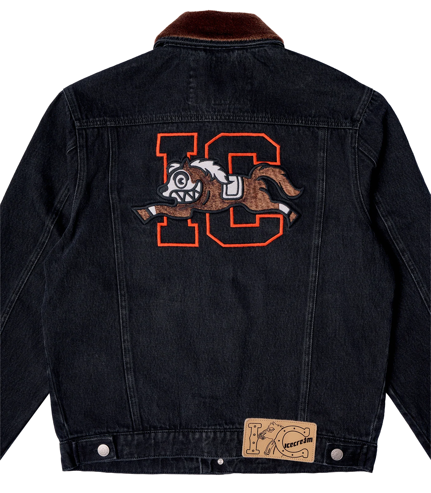 YEAR OF THE HORSE DENIM JACKET - DARK BLUE - Image 5